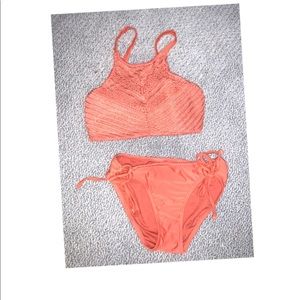 Adorable coral bikini!